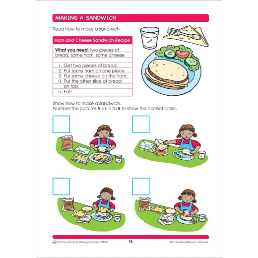 School Zone Reading Activities Grades 1-2 Workbook - School Zone - Image 4