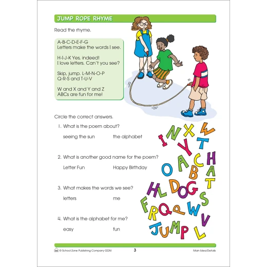 School Zone Reading Activities Grades 1-2 Workbook - School Zone - Image 3