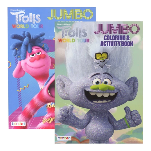 Bendon Trolls  Coloring Book - Bendon - Image 2