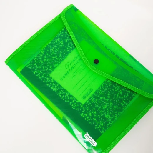Bazic V-Flap Legal Size Document Holder 1per Assorted - Bazic - Image 3