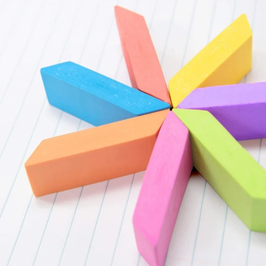 Bazic Neon Eraser Sets Set of 15 - Bazic - Image 2