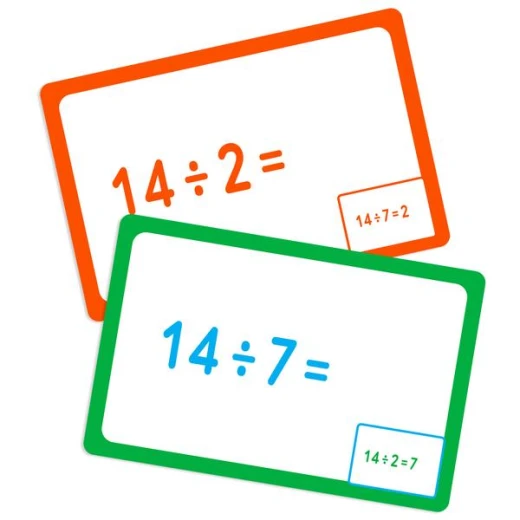 Bazic Division Flash Cards for Elementary Math 36 Pack Educational Resource for Kids Classroom & Home - Bazic - Image 3