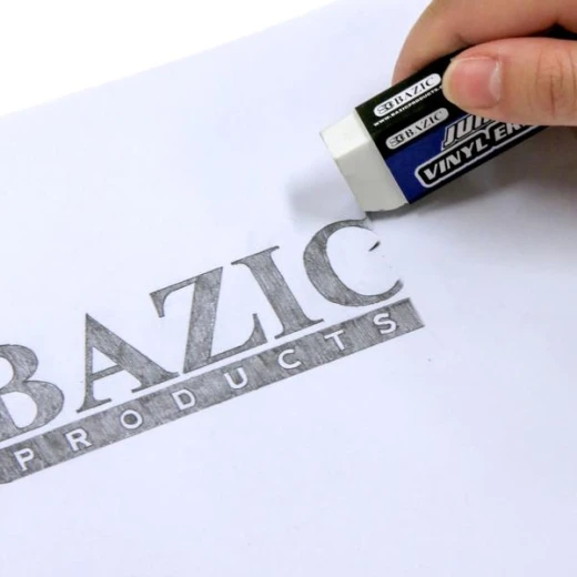 Bazic Jumbo Vinyl Eraser (4/Pack) - Bazic - Image 2