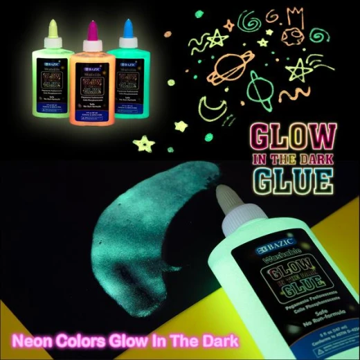 Bazic Glow In The Dark Glue 147 Ml - Bazic - Image 4