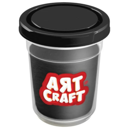 Art Craft Single Dough Pot-Black 140 Gr Art Craft Single Dough Pot-Black 140 Gr