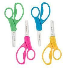 Bazic Soft Grip Stainless Steel Scissors, Assorted Colors - Bazic - Image 2