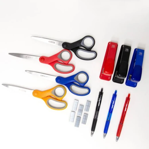 Bazic Soft Grip Stainless Steel Scissors ,Assorted Colors - Bazic - Image 2