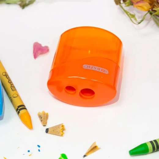 Bazic Dual Blades Sharpener With Square Receptacle ,Assorted Colors - Bazic - Image 3