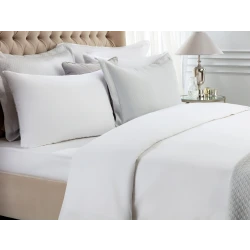 Madame COCO Bernyce Double-Size Ranforce Plain Cover - White