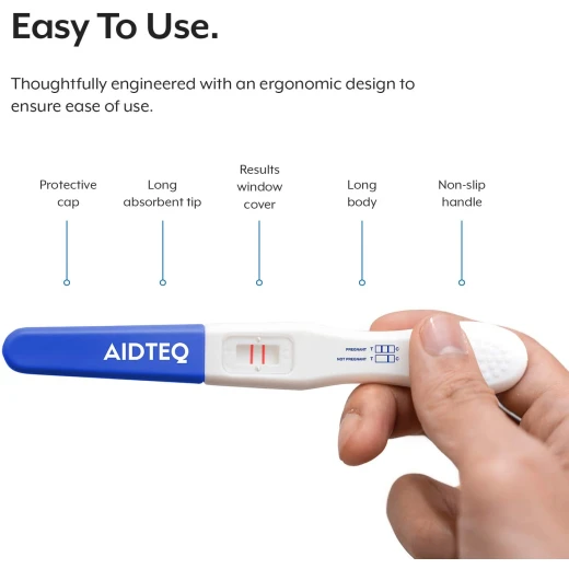 Pasante Clear Sign Pregnancy Test, Rapid Home Pregnancy Test Kit, Easy-to-Use, Over 99% Accurate, 1 Count - Pasante - Image 2