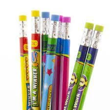 Bazic Reward & Incentive Wood Pencils With Eraser (8/Pack) - Bazic - Image 2