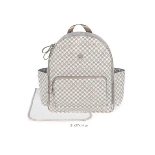 Pasito A Pasito Paris Backpack Diaper Bag Changing Mat 31x37x14 Cm Pasito A Pasito Paris Backpack Diaper Bag Changing Mat 31x37x14 Cm