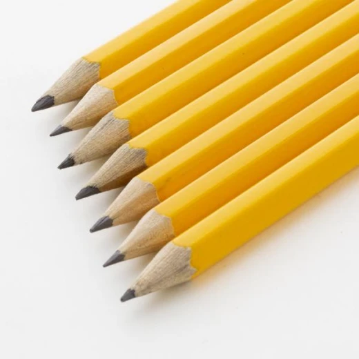 Bazic Pre-Sharpened Premium Yellow Pencil (12/Pack) - Bazic - Image 3
