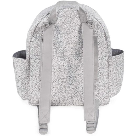 Pasito A Pasito GRAY Backpack Diaper Bag Changing Mat - Flower Mellow Line 31x37x14 Cm - Pasito a Pasito - Image 4