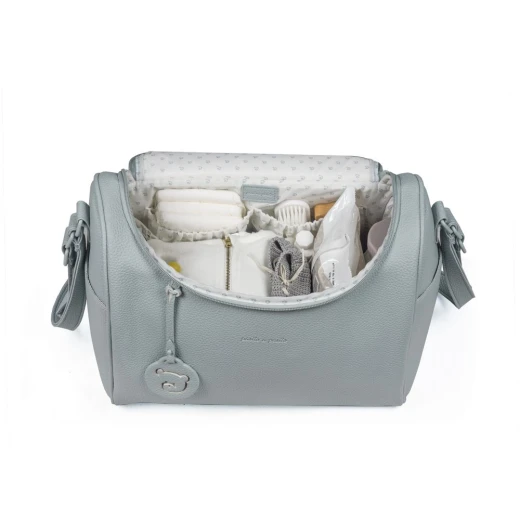 Pasito A Pasito Grey Faux Leather Walking Bag organizer - Pasito a Pasito - Image 2