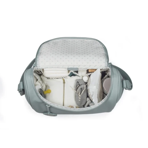 Pasito A Pasito Grey Faux Leather Walking Bag organizer - Pasito a Pasito - Image 4