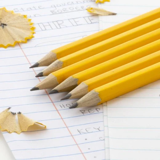 Bazic Yellow Pencil (20/Pack) - Bazic - Image 2