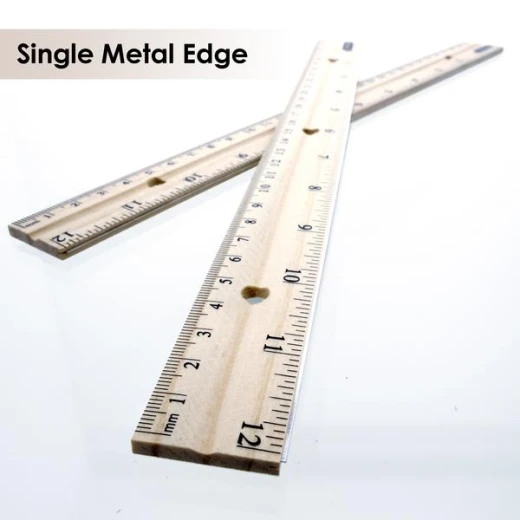 Bazic Wooden Ruler ,30cm - Bazic - Image 2
