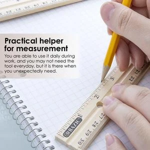 Bazic Wooden Ruler ,30cm - Bazic - Image 3