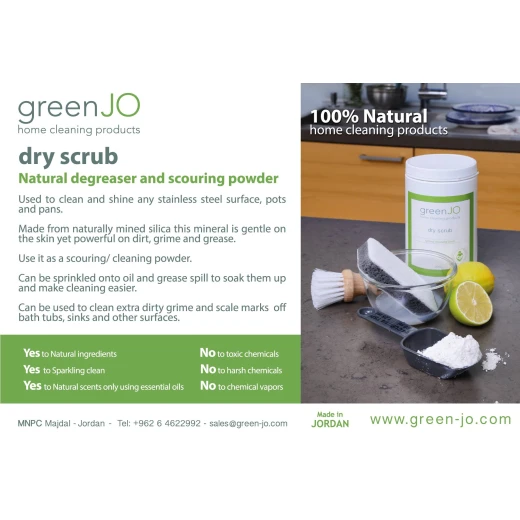 GreenJo Degreaser And Scouring Powder Dry Scrub - GreenJo - Image 3