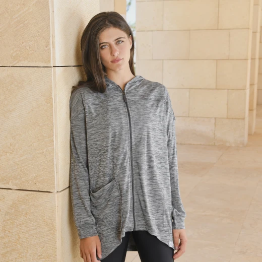 RB Women's Performance Short Jacket , Large, Medium Gray - RB - Image 2