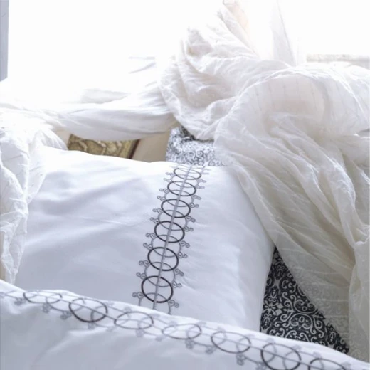 Nova home paola rainforce duvet cover set king 6 pieces grey - Nova Home - Image 2