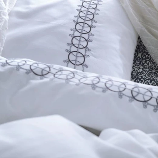 Nova home paola rainforce duvet cover set king 6 pieces grey - Nova Home - Image 3