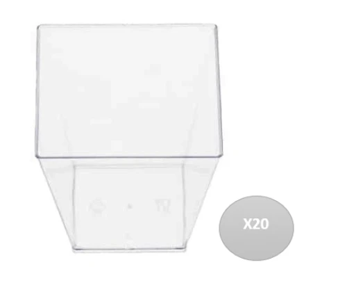 Al Shawash Crystal Cups, 20 PCS - Al Shawash - Image 2