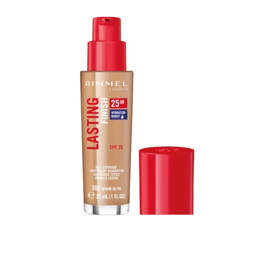 Rimmel London Lasting Finish 25hr Full Coverage Foundation Hydration Boost SPF 20 Makeup - Rimmel London - Image 2