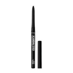 قلم تحديد العيون Rimmel London Scandaleyes Intense Black مضاد للماء وغير قابل للتلطخ لعيون جريئة