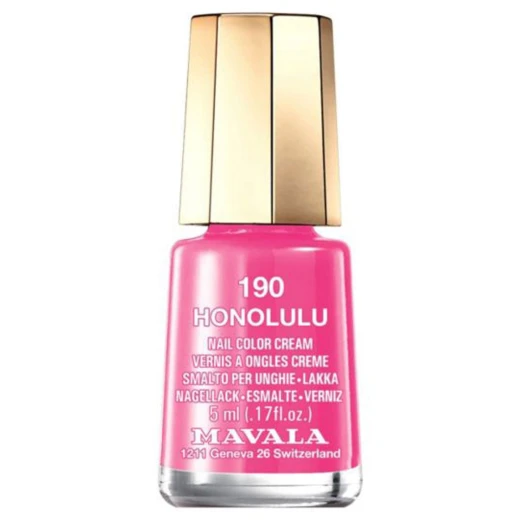 Mavala Honolulu Mini Nail Polish Long Lasting Vibrant Color Manicure Pedicure Travel Size 5ml