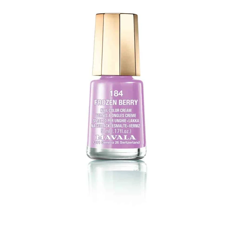 Mavala Frozen Brry Chip Resistant Nail Polish 5ml Long Lasting Manicure for Women - Mavala