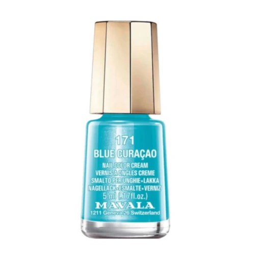 Mavala Curacao 171 Mini Nail Polish 5ml Long Lasting Chip Resistant Manicure Pedicure Color Mavala Curacao 171 Mini Nail Polish 5ml Long Lasting Chip Resistant Manicure Pedicure Color