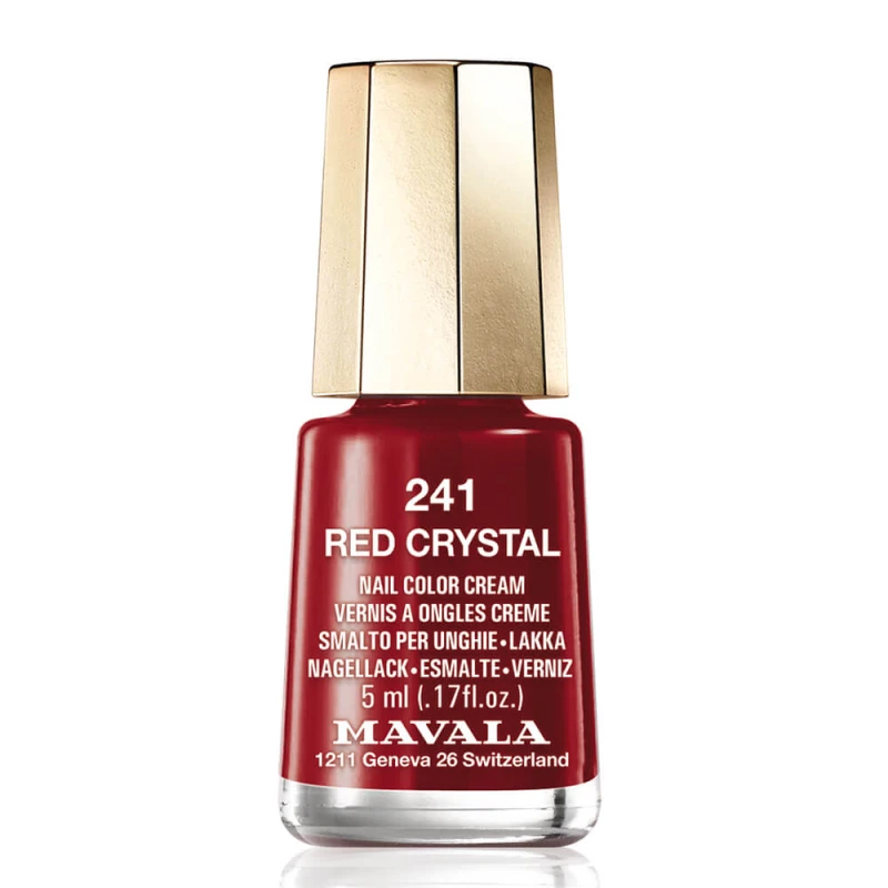 Mavala Mini Color Ruby 244 Nail Polish Long Lasting Manicure for Women 5ml Bottle - Mavala