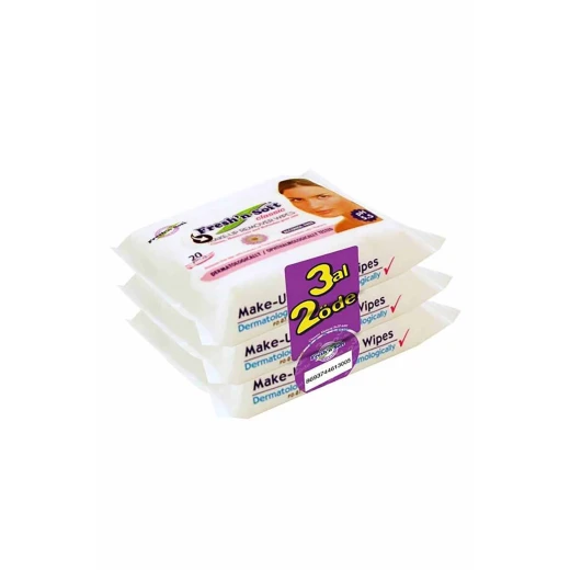 Fresh'n soft Make up Remover, 20 Wipe, 2+1 Offer Fresh'n soft Make up Remover, 20 Wipe, 2+1 Offer