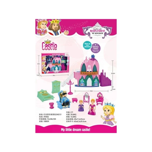 Castle Set Dollhouse Toy for Kids Castle Set Dollhouse Toy for Kids