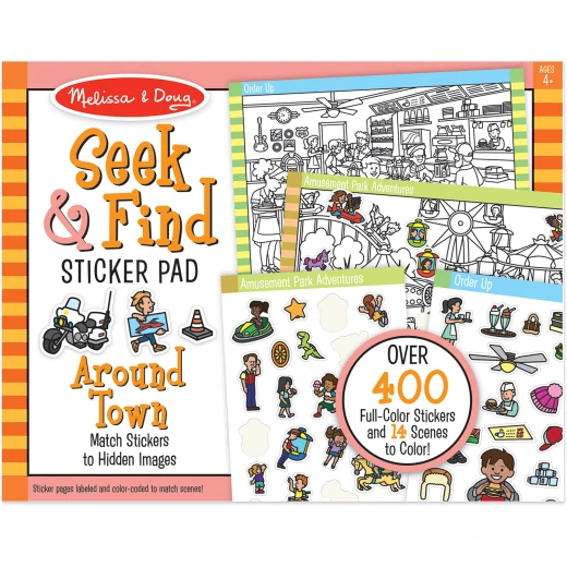 Melissa & Doug Reusable Sticker Pad-Fairies Melissa & Doug Reusable Sticker Pad-Fairies