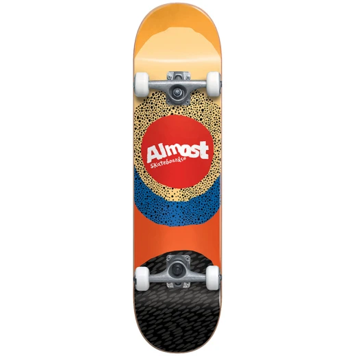 Almost Radiate First Push Complete Skateboard ,Yellow, Size 7.5 Inches Almost Radiate First Push Complete Skateboard ,Yellow, Size 7.5 Inches