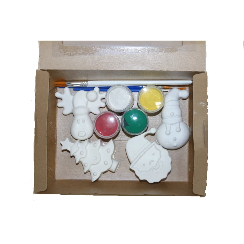 Little Hands Gypsum Coloring Kit, Christmas - Little Hands