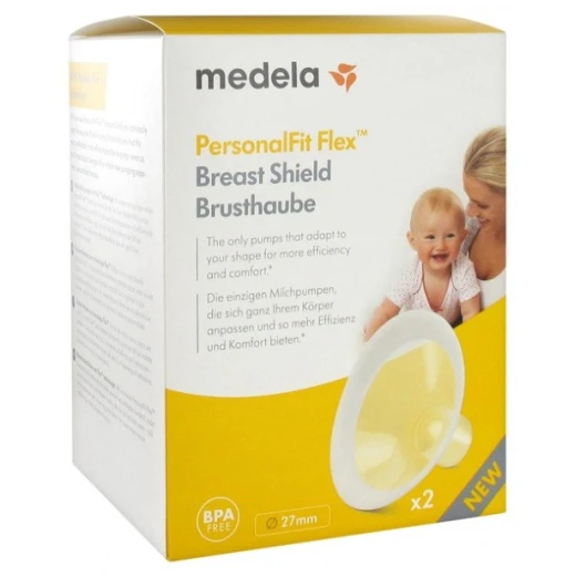 Medela PersonalFit Flex Breast Shields, 2 Pack of Large 27mm Medela PersonalFit Flex Breast Shields, 2 Pack of Large 27mm