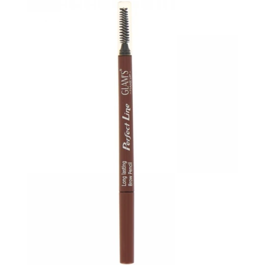 Glam's Perfect Line Eyebrow Pencil Light Brown Long Lasting Makeup Defined Brows