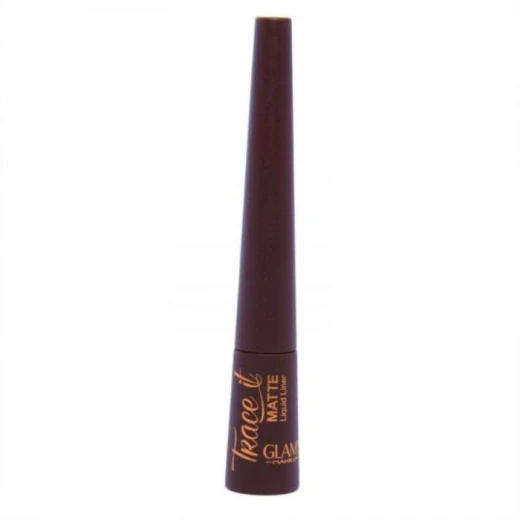 Glam's Trace It Waterproof Brown Liquid Eyeliner Matte Finish Long Lasting Eye Makeup for Precise Application Glam's Trace It Waterproof Brown Liquid Eyeliner Matte Finish Long Lasting Eye Makeup for Precise Application