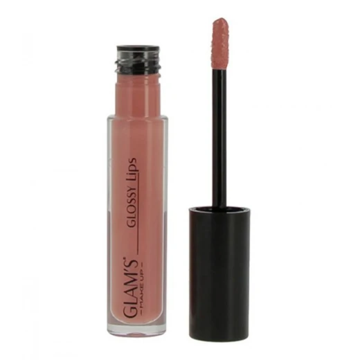 Glam's Glossy Lips Tender Beige 101 Moisturizing Lip Gloss for Plump Lips Shine Finish Makeup - Glam's - Image 2