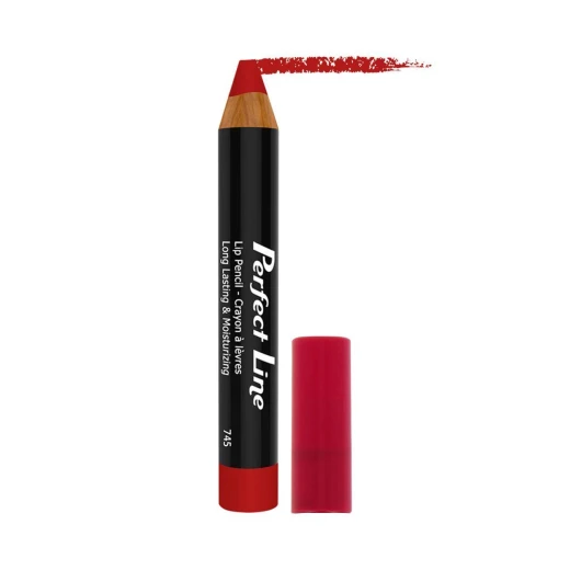 Glam Rockin'Red 745 Lip Pencil Creamy Moisturizing Long Lasting Lip Liner for Defined Lips Shiny Finish Glam Rockin'Red 745 Lip Pencil Creamy Moisturizing Long Lasting Lip Liner for Defined Lips Shiny Finish
