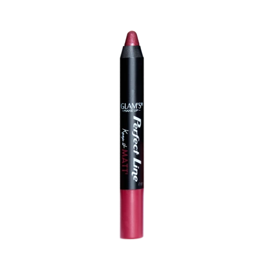 Glam's Perfect Line 771 Matte Lipstick Long Lasting Bold Color Defined Lips Makeup