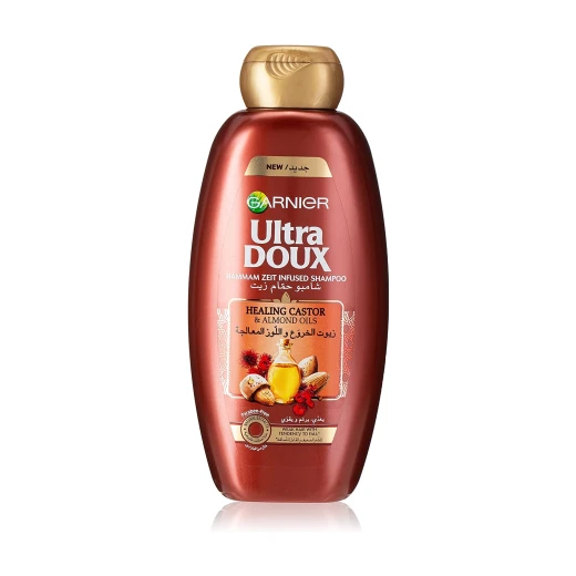 Garnier Ultra Doux Castor & Almond Oils Strengthening Shampoo, 600 ml Garnier Ultra Doux Castor & Almond Oils Strengthening Shampoo, 600 ml
