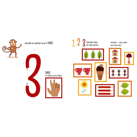 Dar Al Ma'arif Montessori My First Book of Numbers, English Version - Dar Al Ma'arif - Image 3