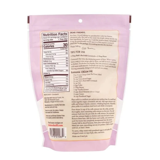 Bob's Red Mill Corn Starch, 510 Gram - Bob's Red Mill - Image 2