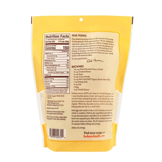 Bob's Red Mill Organic Brown Rice Flour, 680gram - Bob's Red Mill - Image 7