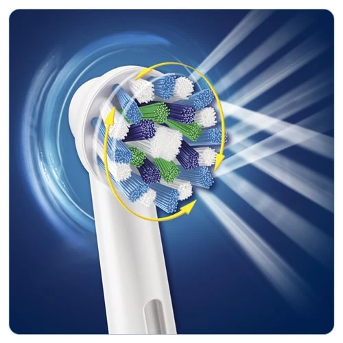 Oral-B Powered Center Plus Electric Mouth Wash Toothbrush, White Color - Oral-B - Image 2